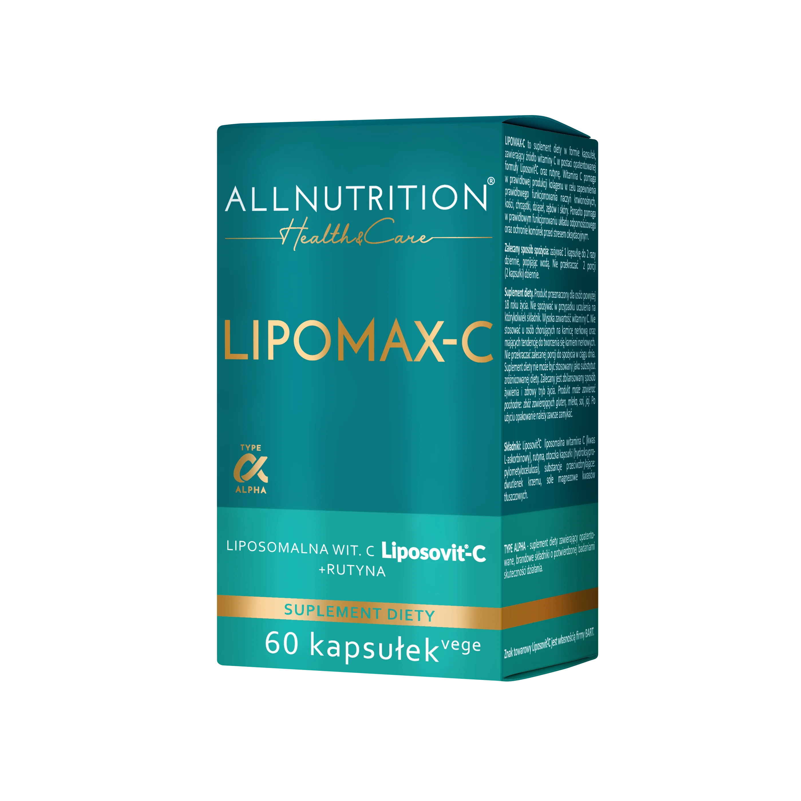 Allnutrition Health & Care Lipomax-C 60 kapsułek
