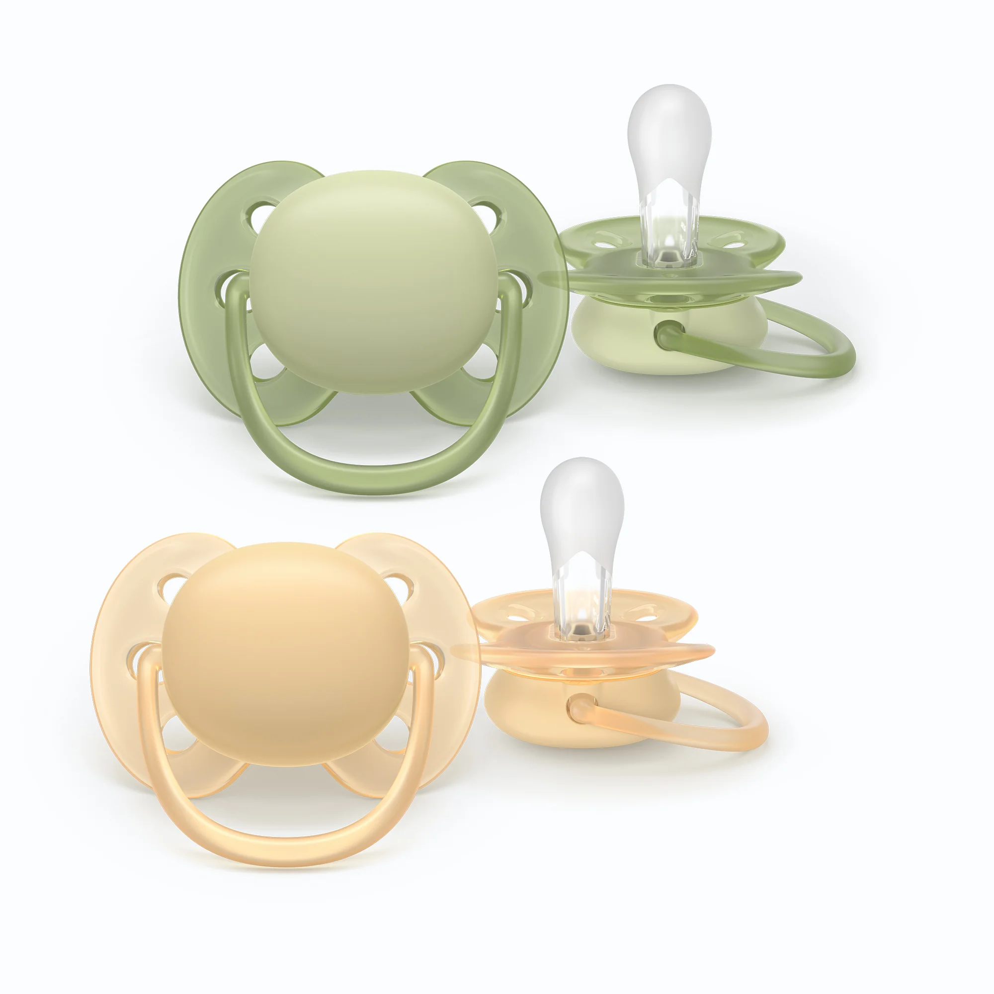 Philips Avent Ultra Soft Ultradouce ortodontyczny smoczek uspokajający 6-18 m, 2 sztuki