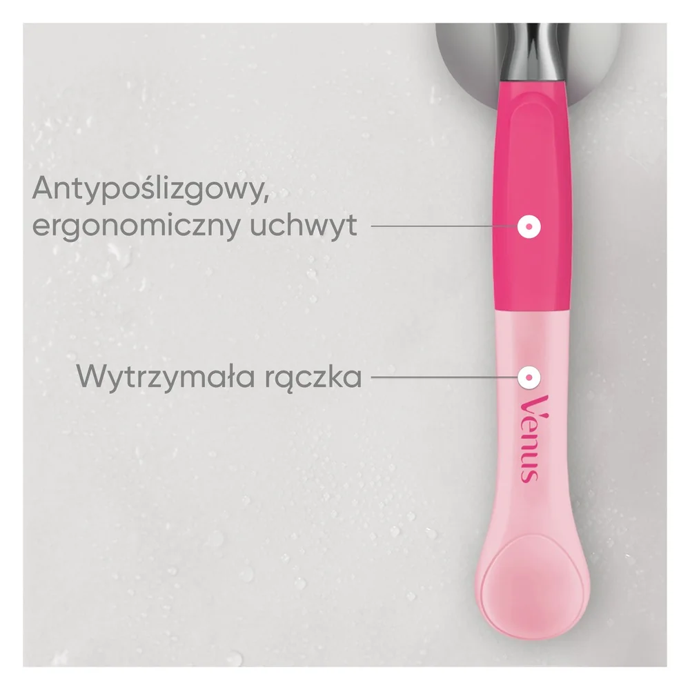 Gillette Venus Pro ComfortGlide Tropical damska maszynka do golenia + 1 wkład wymienny + etui podróżne