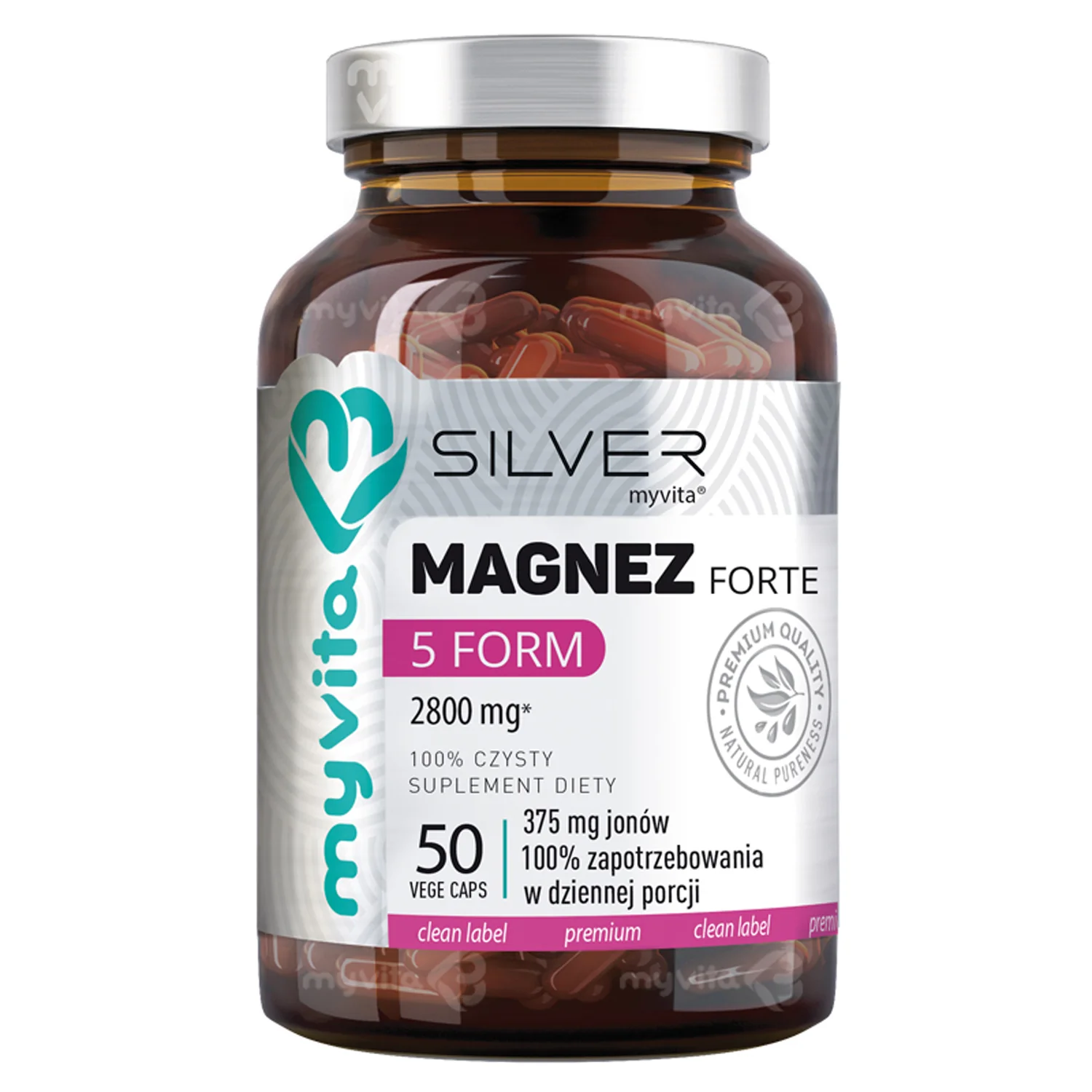MyVita Silver Magnez Forte 5 Form 50 kapsułek