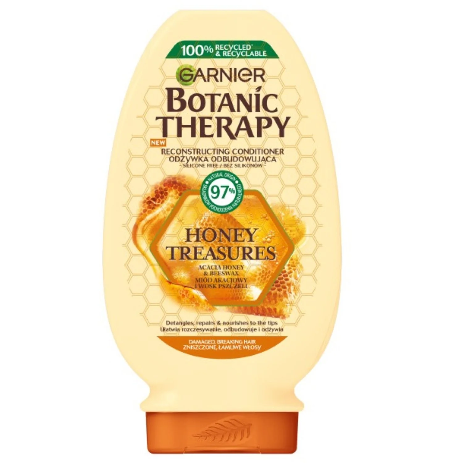 Garnier Botanic Therapy Miód i Propolis odżywka do włosów bardzo zniszczonych z rozdwajającymi się końcówkami, 200 ml