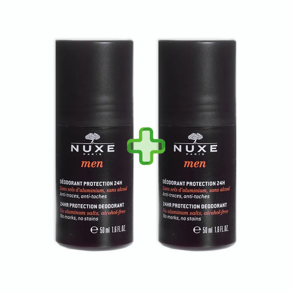Nuxe Men, dezodorant roll-on, 2 x 50 ml