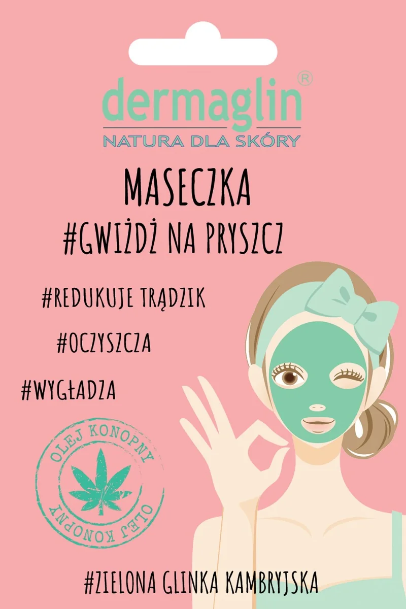 Dermaglin #Gwiżdż na pryszcz oczyszczająca maseczka do twarzy, 20 g