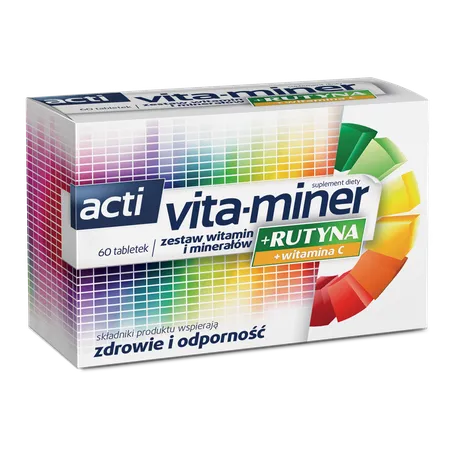 Acti Vita-Miner+Rutyna, suplement diety, 60 tabletek