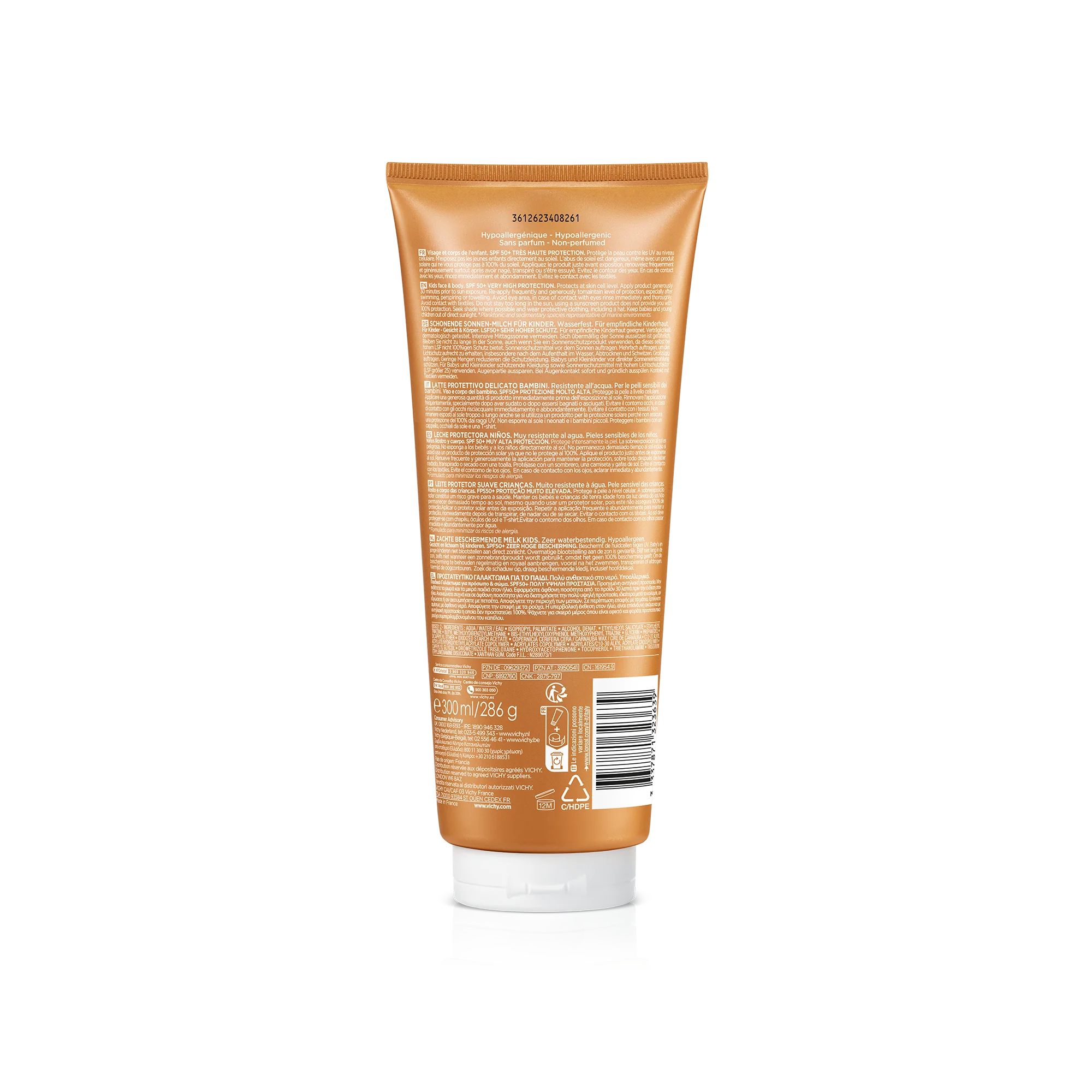 Vichy Capital Soleil, Ochronne mleczko dla dzieci SPF50+, 300ml