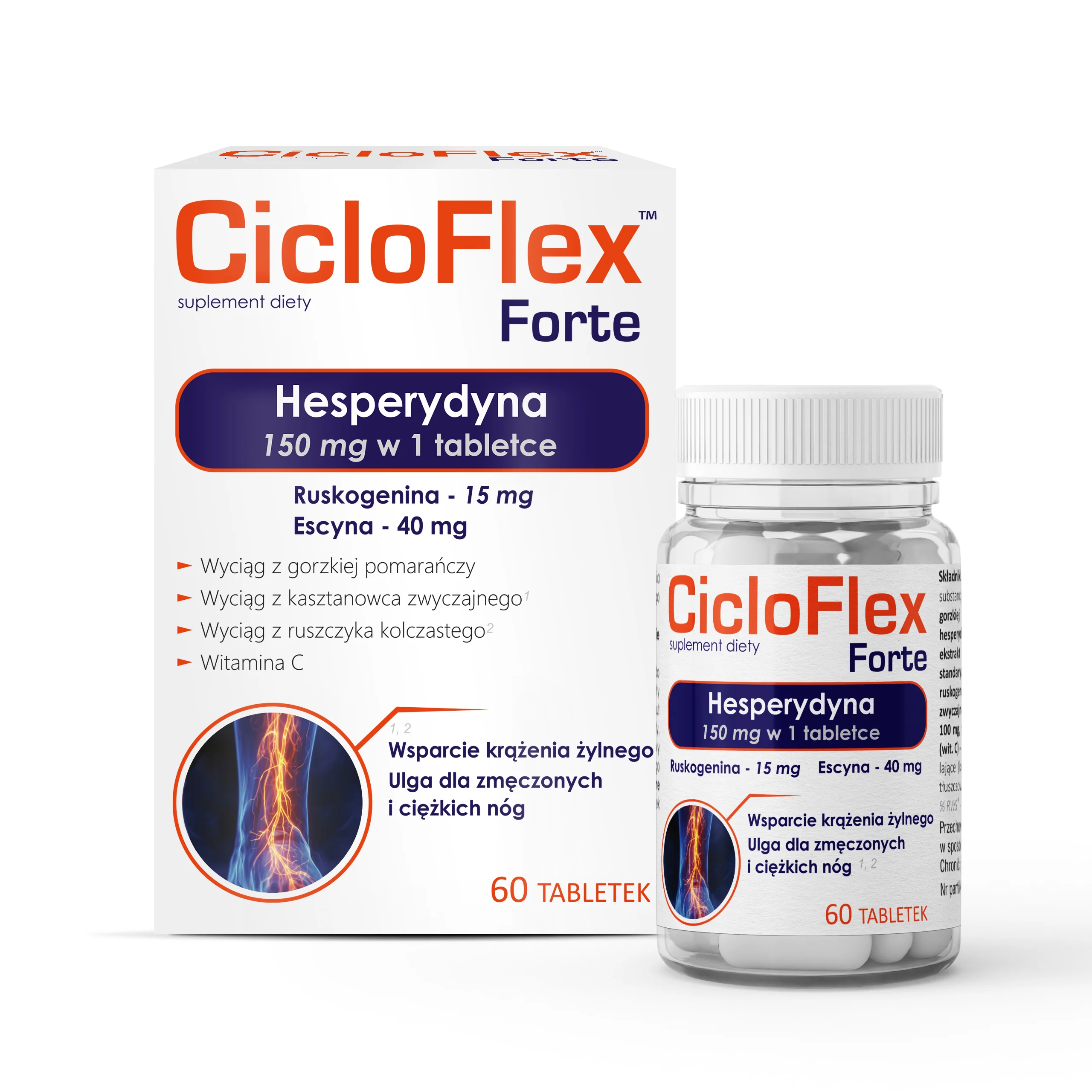 Domowa Apteczka CicloFlex Forte 60 tabletek