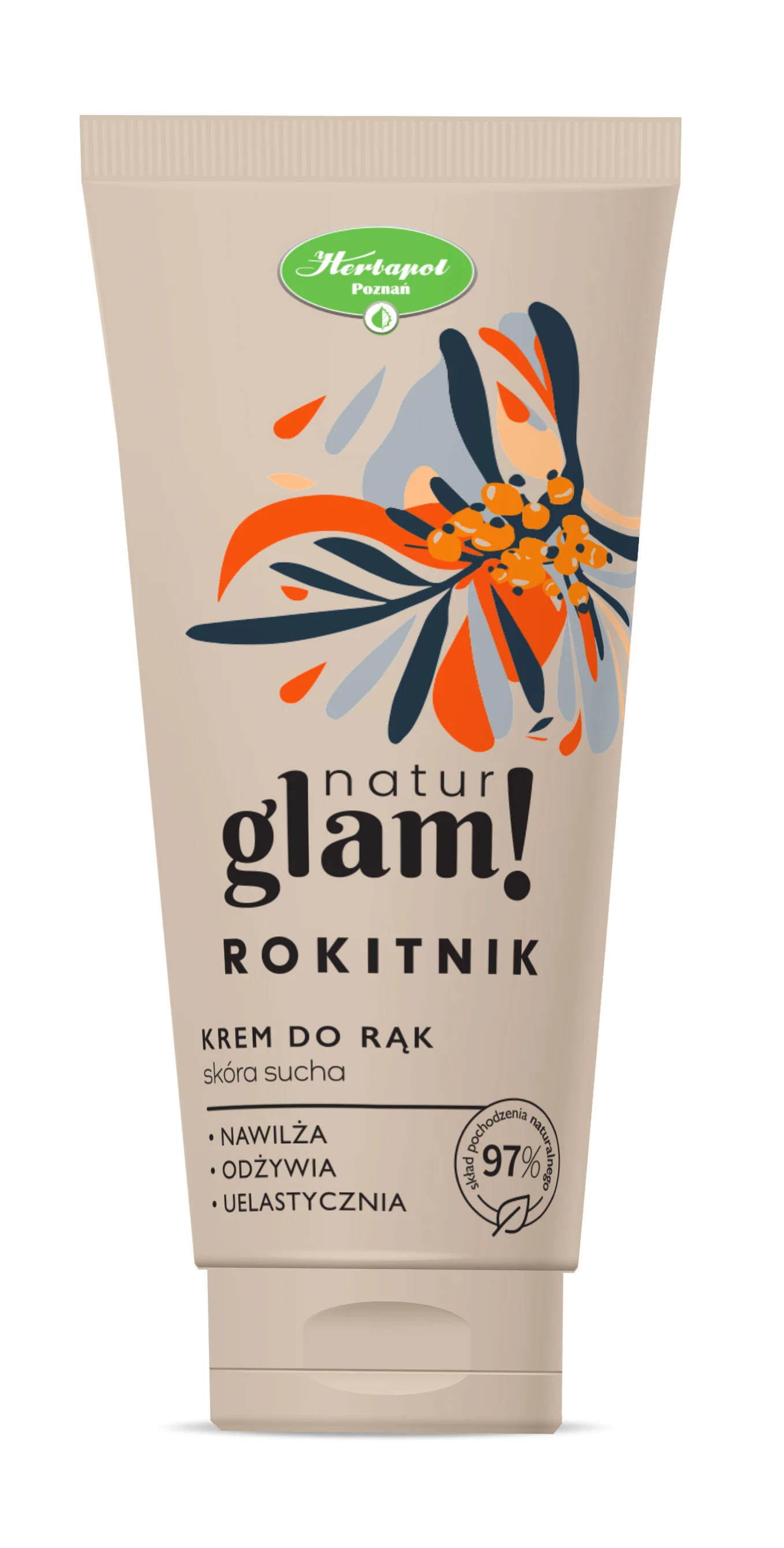 NaturGlam! Rokitnik krem do rąk, 100 ml