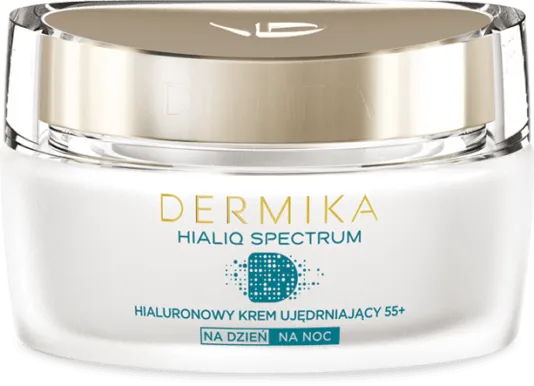 Dermika Hialiq Spectrum 55+, hialuronowy krem ujędrniający na dzień/noc, 50 ml