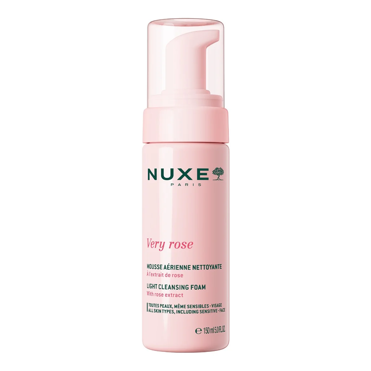 Nuxe Very Rose Zestaw oczyszczająca pianka micelarna, 2 x 150 ml