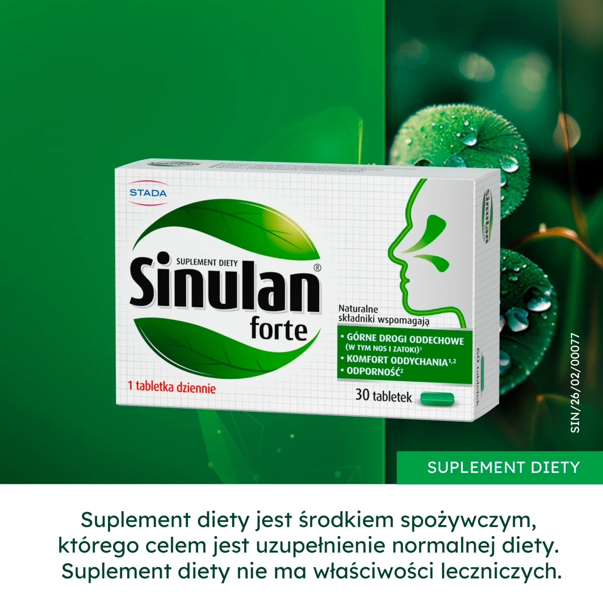 Sinulan Forte 30 tabletek