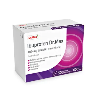 Ibuprofen Dr.Max, 400 mg, 50 tabletek 