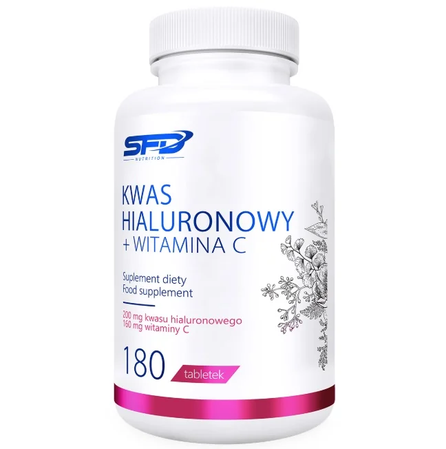 SFD Kwas hialuronowy + witamina C 180 tabletek