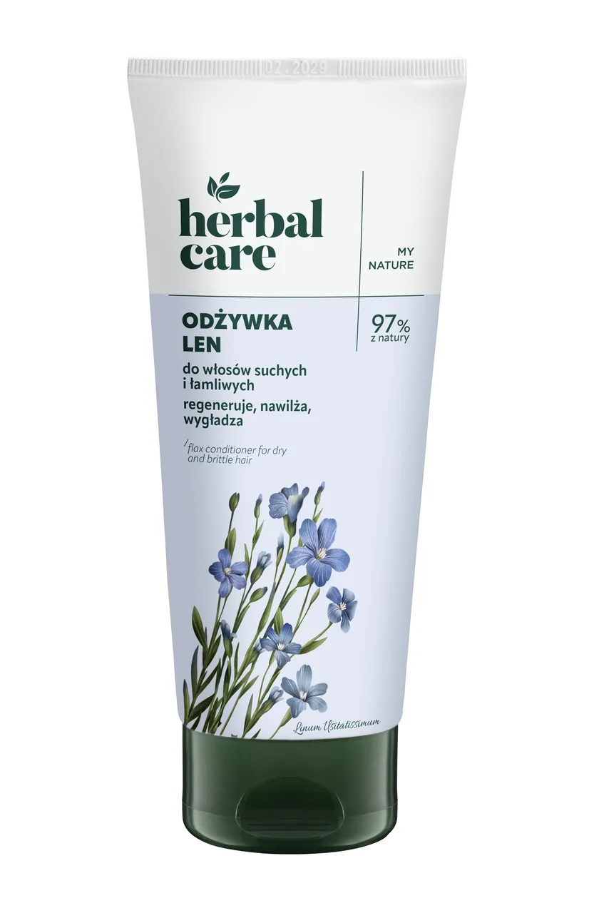 Herbal Care Len odżywka do włosów suchych i łamliwych, 200 ml