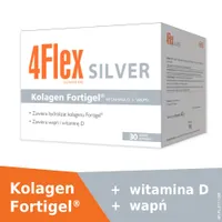 4Flex Silver, suplement diety, Witamina D + wapń, 30 saszetek