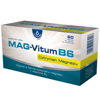 Mag-Vitum B6, 60 tabletek do ssania lub połykania 