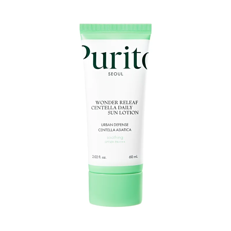 Purito Wonder Releaf Centella ultralekki krem przeciwsłoneczny SPF50+, 60 ml