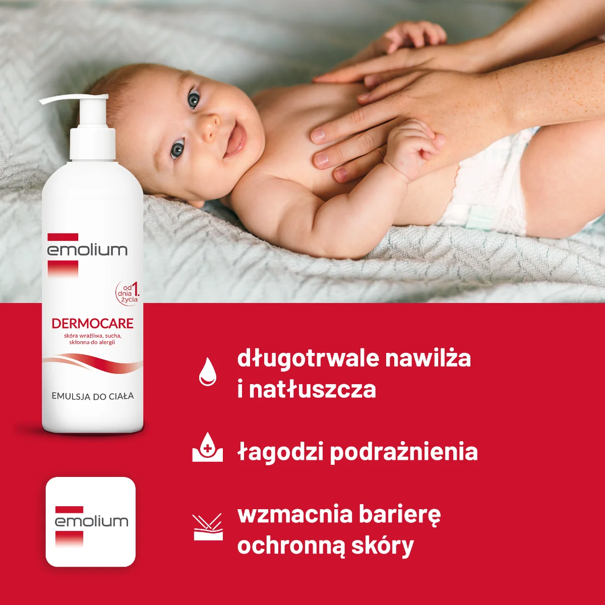 Emolium Dermocare emulsja do ciała, 400 ml