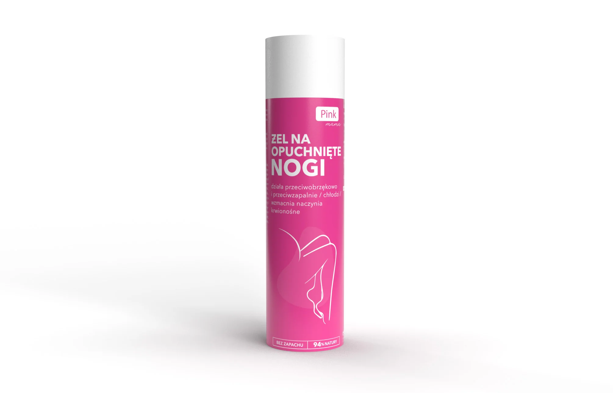 PINK MAMA żel na opuchnięte nogi, 200 ml