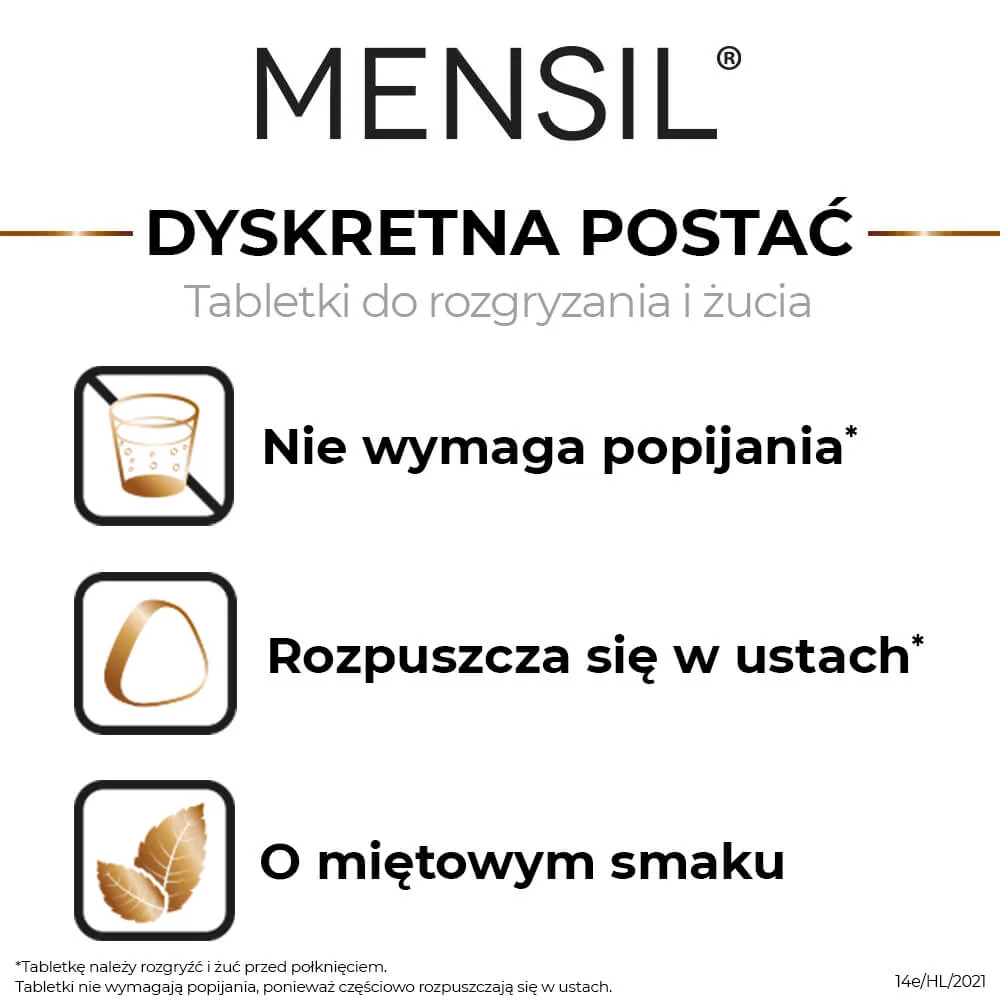 Mensil 25 mg, tabletki do rozgryzania i żucia, 2 sztuki 