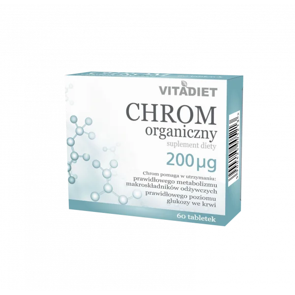 Chrom Organiczny suplement diety, 60 tabletek