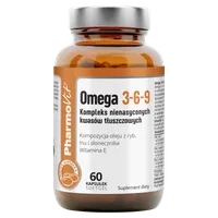 Pharmovit Omega 3-6-9, suplement diety, 60 kapsułek