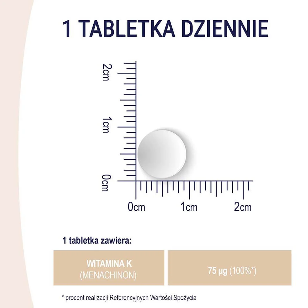 Naturell Witamina K2 MK-7 60 tabletek do ssania