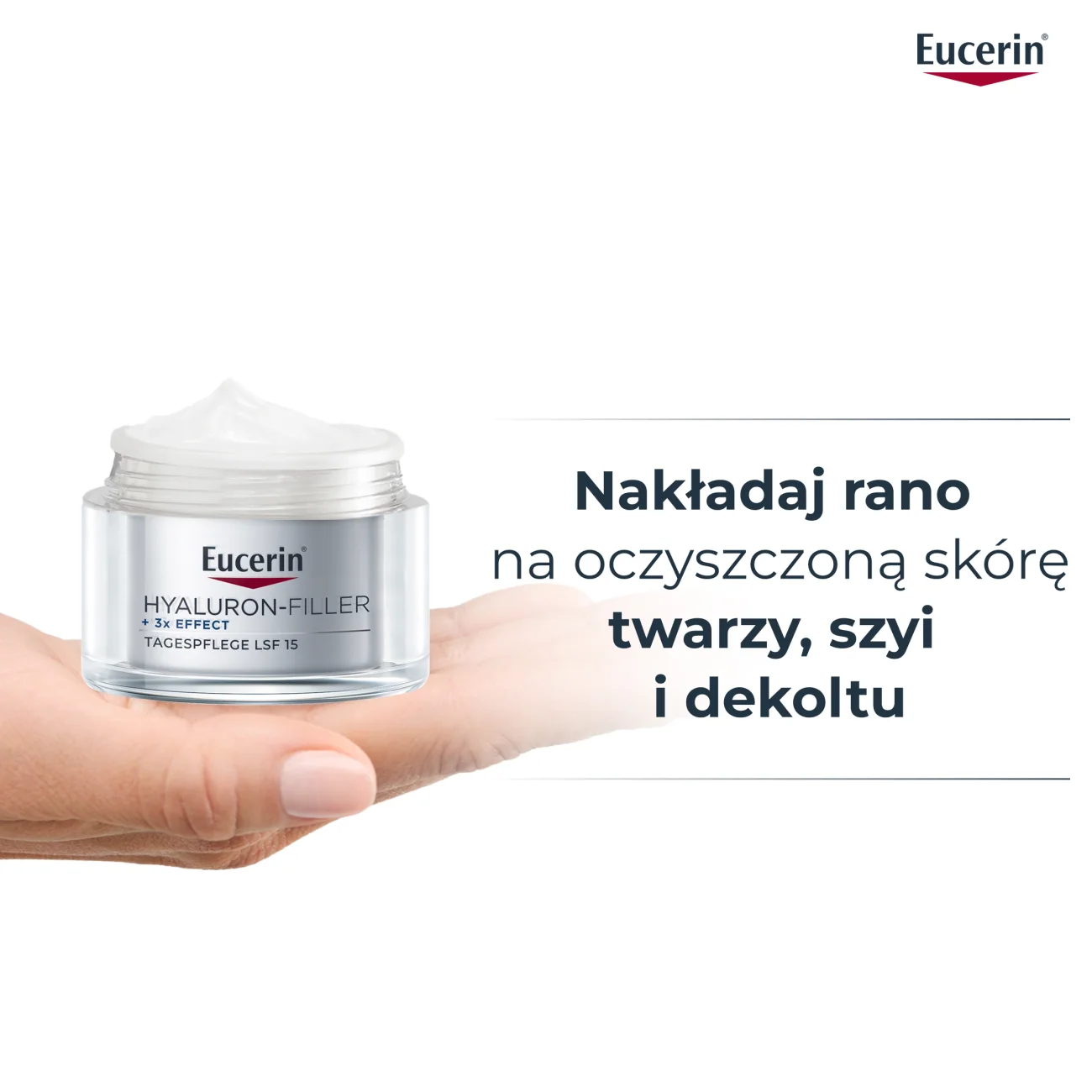 Eucerin Hyaluron-Filler przeciwzmarszczkowy krem na dzień do skóry suchej SPF 15, 50 ml
