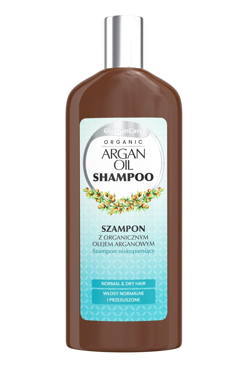 Equalan GlySkinCare Argan Oil, szampon do włosów z olejem arganowym, 250 ml