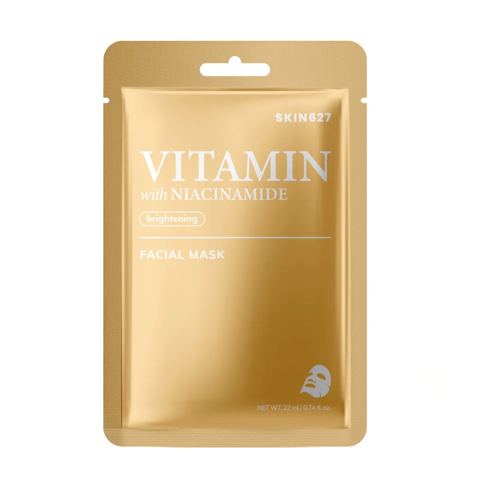 SKIN627 Vitamin with Niacinamide rozjaśniająca maska w płachcie, 22 ml