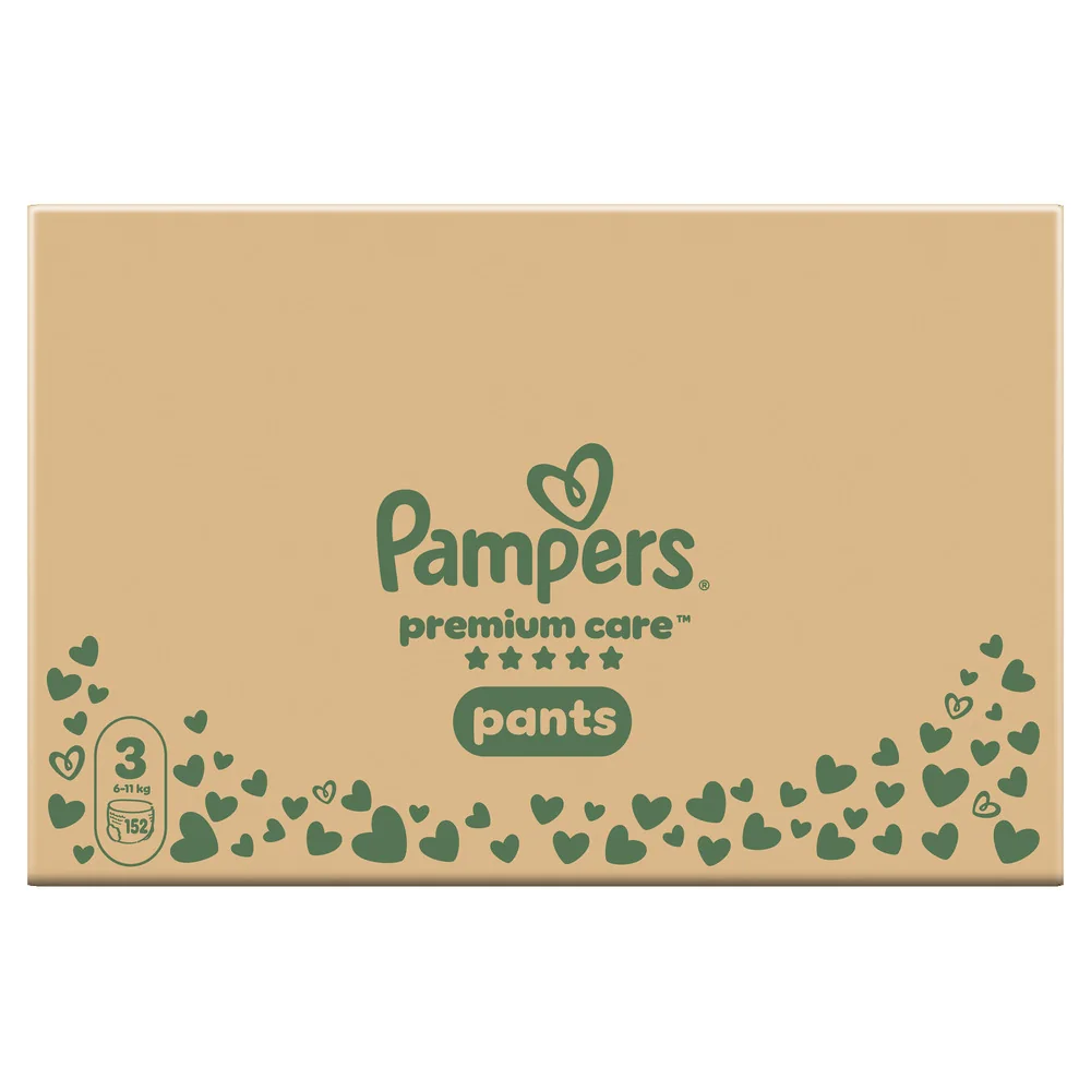 Pampers Premium Care Pants 3 pieluchomajtki, rozmiar 3, 6-11 kg, 152 sztuki